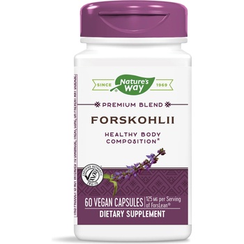 Nature's Way Forskohlii, 250 mg, 60 капсули, Nature's Way