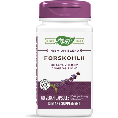 Nature's Way Forskohlii, 250 mg, 60 капсули, Nature's Way