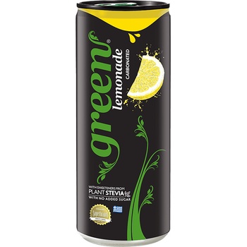 Green Lemonade Sycený nápoj s citronovou příchutí se sladidly 330 ml