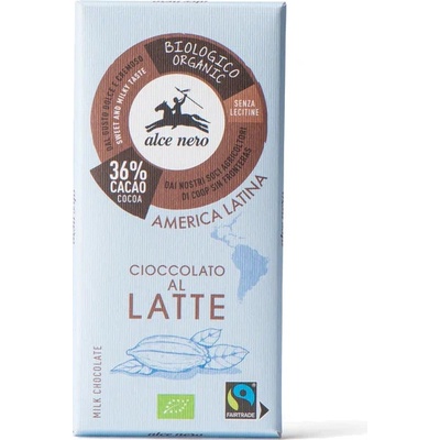 Alce nero BIO Mléčná 36%, 100 g