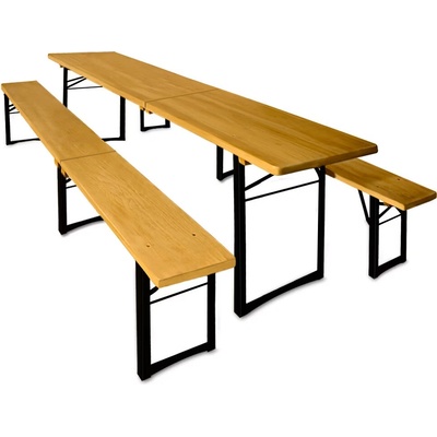 InternetovaZahrada 991552 Pivný stánkový set 220 cm skladací