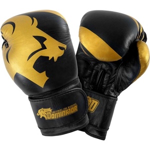 Dominator Боксови Ръкавици - Elite | Gold (Естествена Кожа) 10 oz