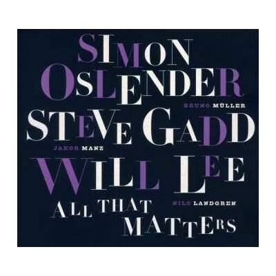 Simon Oslender - All That Matters CD