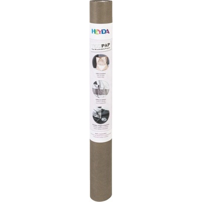 HEYDA Papír se vzhledem kůže tmavě hnědý 50 × 110 cm