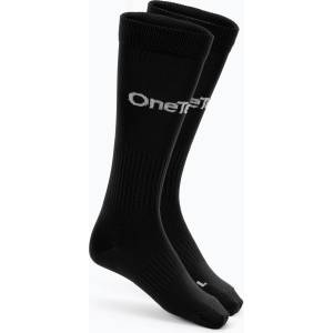 OneTeam Детски футболни чорапи OneTeam Precision football socks комплект 2-pack черен