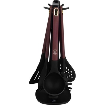 Berlinger Haus Комплект кухненски прибори от 6 части Leonardo Berlinger Haus BH 8620, бордо (BH-8620)