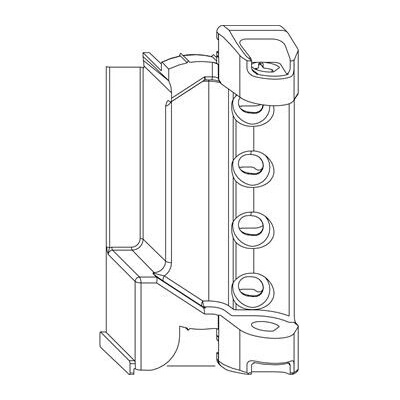 MACO ložisko nůžek DT130 4/18-9 mm 130 kg pravé stříbrné 202541
