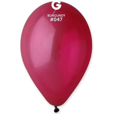 SMART BALLOONS bordo červené 26 cm pastelové