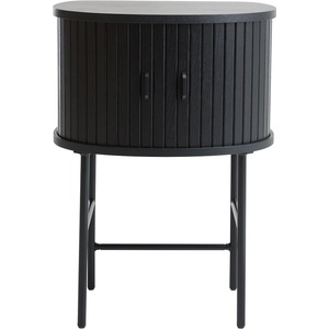Unique Furniture Черно нощно шкафче Nola - Unique Furniture (46634640)