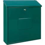 Rottner Rottner caorle - Пощенска метална кутия. С размери: 395х365х115(ВхШхД). Цвят: зелен (caorle)