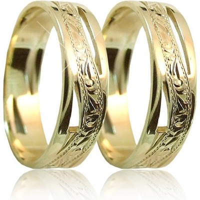 Zlatnictví Zlatíčko Snubní prsteny ze žlutého zlata 04.A6