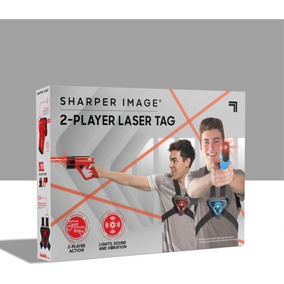 Sharper Image 2 zbraně a Elektronický laserový štít Laser Tag 2 Player Set