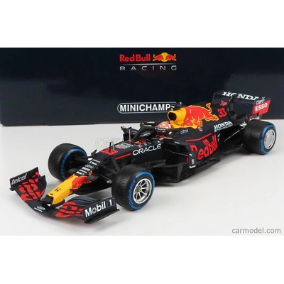 Minichamps Red bull F1 Rb16b Honda Ra620h Team Aston Martin N 33 Winner Belgium Gp 2021 Max Verstappen Matná Modrá Žlutá Červená 1:18