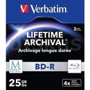 Verbatim BD-R 25GB 4x, 3ks
