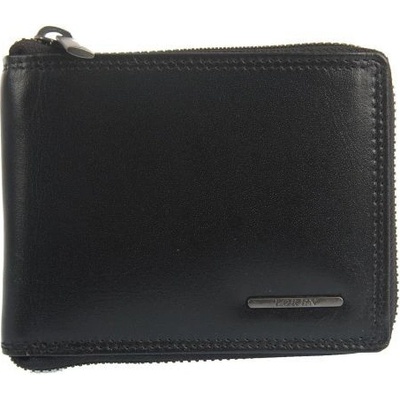 Loren pánska kožená peňaženka RFID čierna