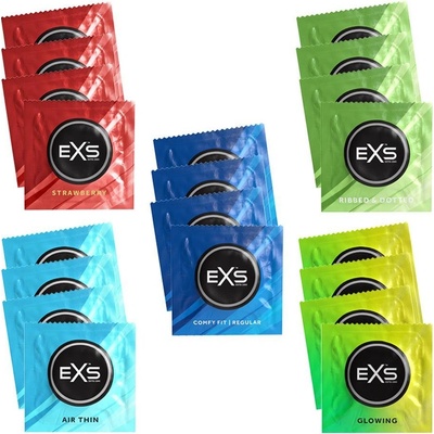 EXS kondomy Mix testovací sada 20 ks