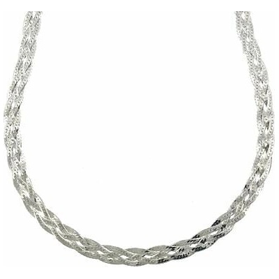 InfinitySilver Strieborný náhrdelník splietaný 16010354R42
