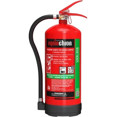 HTB speciální hasicí přístroj VER-DIS 9 L - pro lithiové baterie – Zboží Dáma