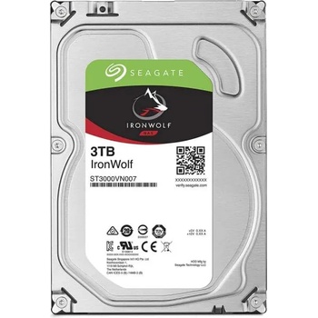 Image 1 of Seagate Ironwolf 3.5 3TB 5400pm 256MB SATA3 (ST3000VN006)