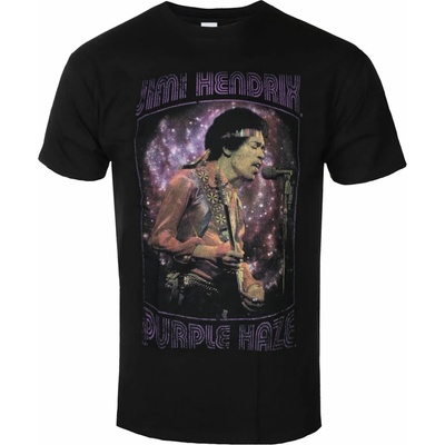 ROCK OFF мъжка тениска Jimi Hendrix - Purple Haze Frame - ЧЕРНА - ROCK OFF - JHXTS18MB