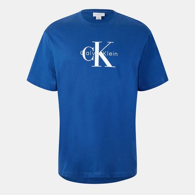 Calvin Klein Jeans Тениска Calvin Klein Jeans Calvin Monogram T Shirt - Blue Jean