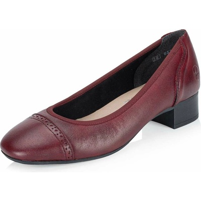 Rieker dámské lodičky 43450-35 červená – Zboží Dáma