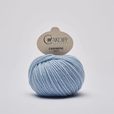 CASHMERE CLASSIC Cardiff Cashmere Farby CASHMERE: 644 baby modrá