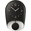 Guzzini Стенен часовник с махало Home Bell цвят въглен (168604209)
