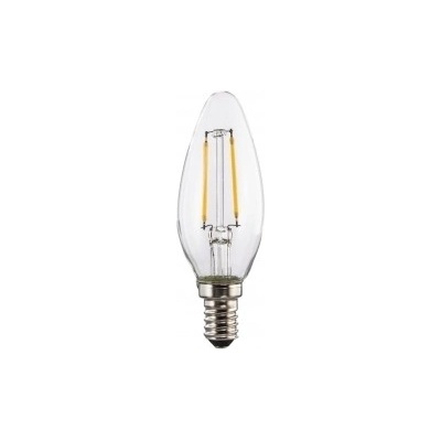 Xavax LED Filament žiarovka, E14, 250 lm nahrádza 25 W, sviečka, teplá biela, číra