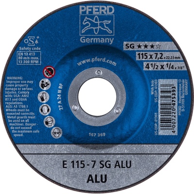 Pferd Brúsny kotúč 115 x 7 x 22,23 mm 4007220475393