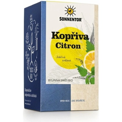 Sonnentor BIO Kopřiva citron 21,6 g 18 sáčků