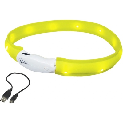 Nobby LED plochý svítící obojek pro psy