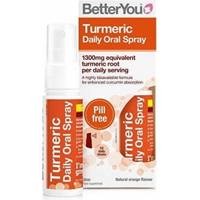 BetterYou Kurkuma v spreji 1300 mg 25 ml