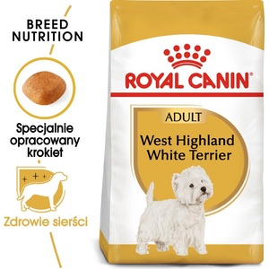Royal Canin West Highland White Terrier Adult 3 кг суха храна за възрастни кучета от породата Уест Хайленд Уайт Териер