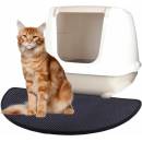 Flamingo Matz Podložka před kočičí toaletu Černá 65 x 40 cm