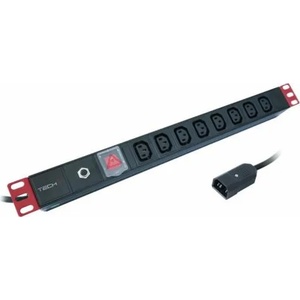 TECHLY 8 Plug 2 m Switch (109559)