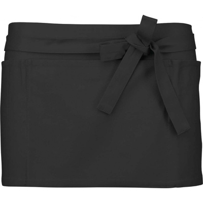 Kariban Zástěra do pasu krátká s kapsami Short tmavě šedá