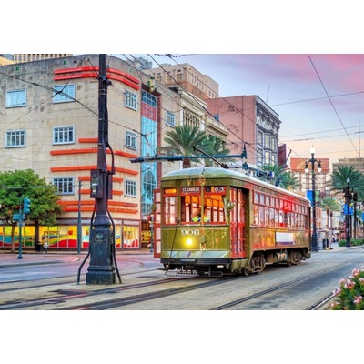 Bluebird Tramvaj New Orleans USA 1000 dílků