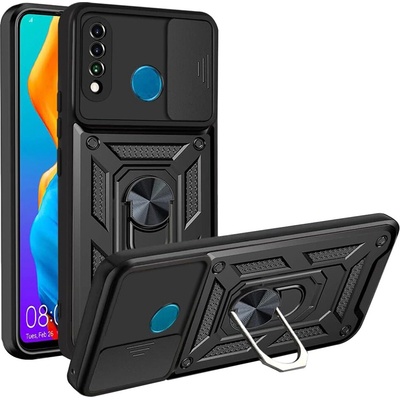 Techsuit CamShield Series puzdro pre Huawei P30 Lite / P30 Lite New Edition – čierne