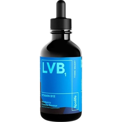 Lipolife Liposomální vitamín B12 s příchutí jahody a citronu, 60 ml