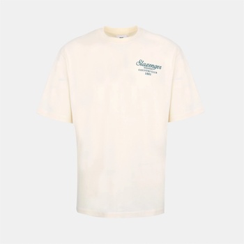 Slazenger Тениска Slazenger Men's Slaz Tennis Oversized T-Shirt - White