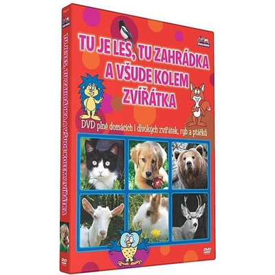 Tu je les, tu zahrádka a všude kolem zvířátka DVD