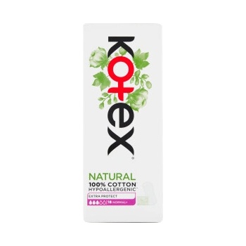 Kotex Liners Natural Normal+ 18 ks