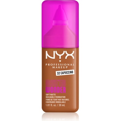NYX Professional Makeup Make ‘Em Wonder лек матиращ фон дьо тен цвят 32 Capuccino 30ml