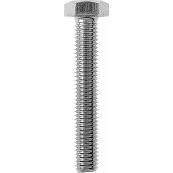 Profi Depot Metrická skrutka DIN 933, šesťhranná hlava, M5 × 16 mm, oceľ, 100 ks 4024506266919