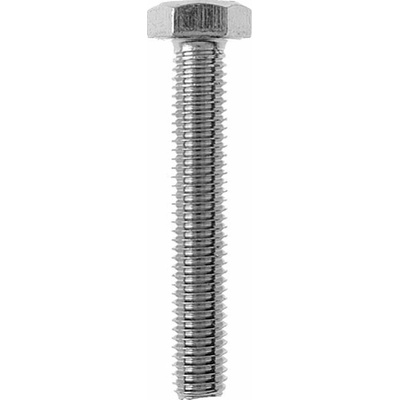 Profi Depot Metrická skrutka DIN 933, šesťhranná hlava, M5 × 16 mm, oceľ, 100 ks 4024506266919