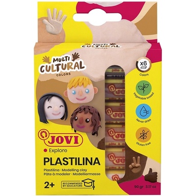 JOVI Plastelína multikultúra 6 x 15 g