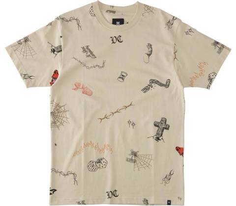 DC Scribble Ss Birch Scribble Print