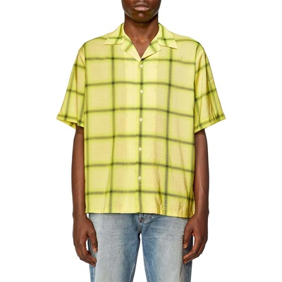 Diesel S-Nabil-Check Shirt - Green