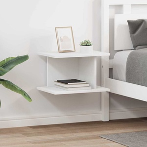 vidaXL Нощно шкафче 2 бр. Бяло 40 x 30 x 25 см Инженерна дървесина (891169)